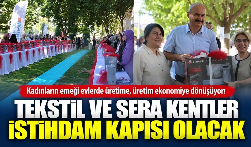 Kadınların emeği evlerde üretime, üretim ekonomiye dönüşüyor