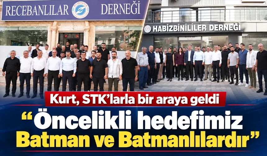 “Öncelikli hedefimiz Batman ve Batmanlılardır”