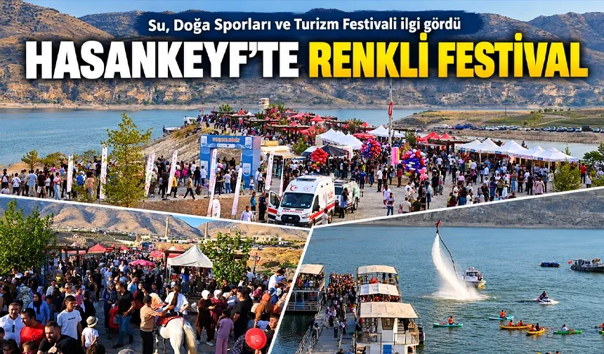 Su, Doğa Sporları ve Turizm Festivali ilgi gördü