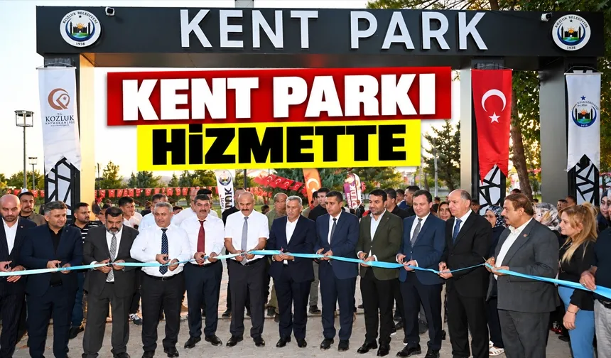 KENT PARKI HİZMETTE