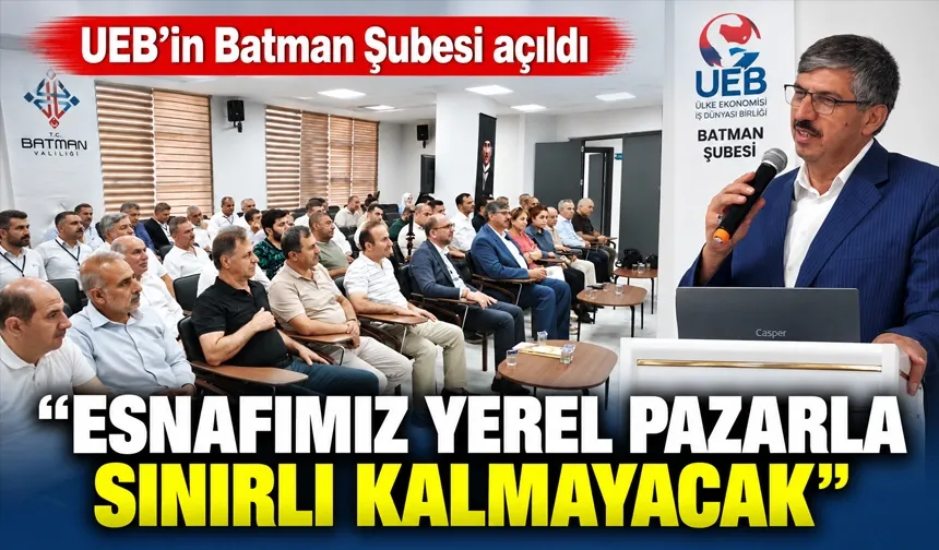 “ESNAFIMIZ YEREL PAZARLA SINIRLI KALMAYACAK”