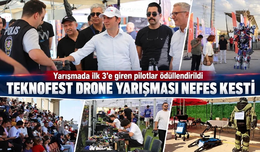 TEKNOFEST DRONE YARIŞMASI NEFES KESTİ