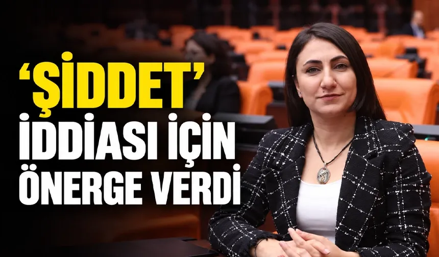 ‘ŞİDDET’ İDDİASI İÇİN ÖNERGE VERDİ
