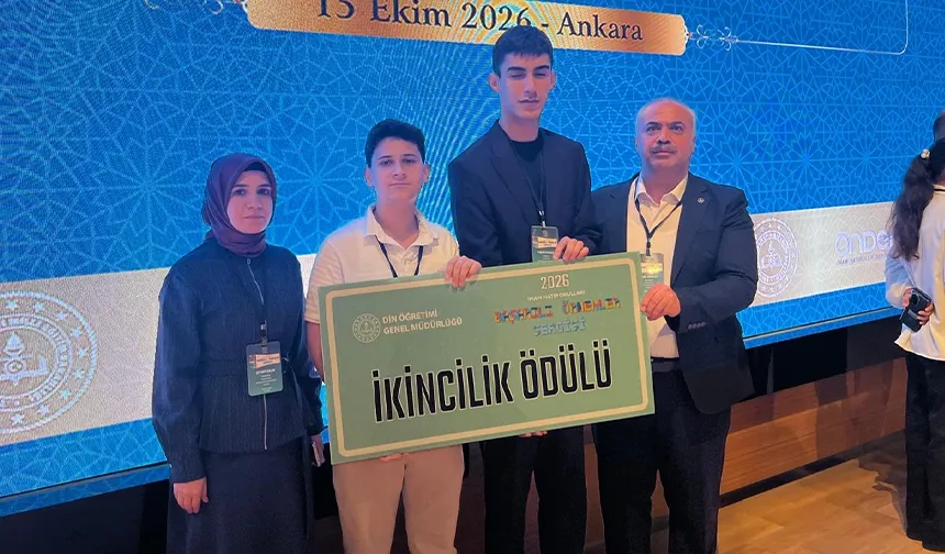 Batmanlı öğrenciler Türkiye ikincisi oldu