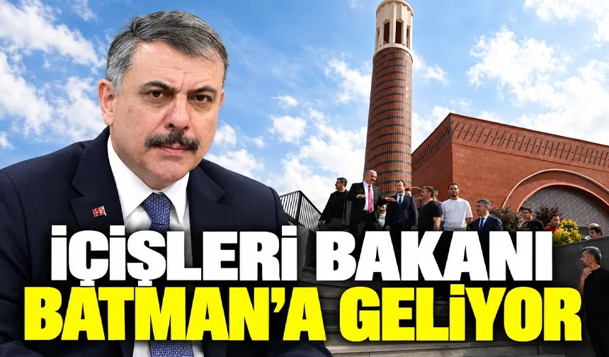 Bakan Çiftçi, Batman’da açılışlara katılacak