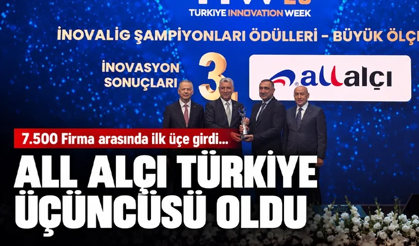 7.500 Firma arasında ilk üçe girdi…