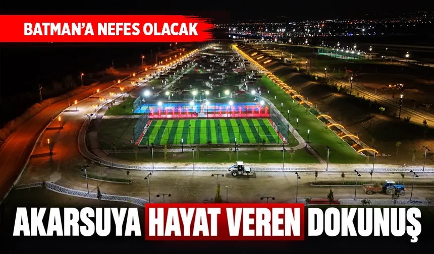 Batman Çayı kıyısındaki dev park 29 Ekim'de açılacak