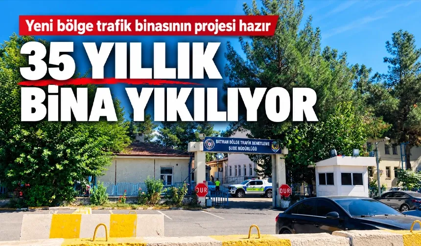 Yeni bölge trafik binasının projesi hazır