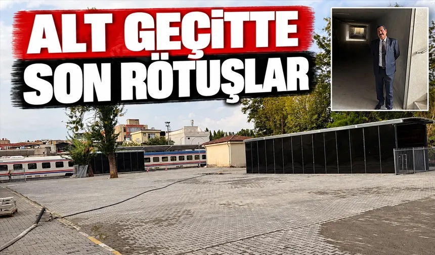 Yaya alt geçidi tamamlanıyor