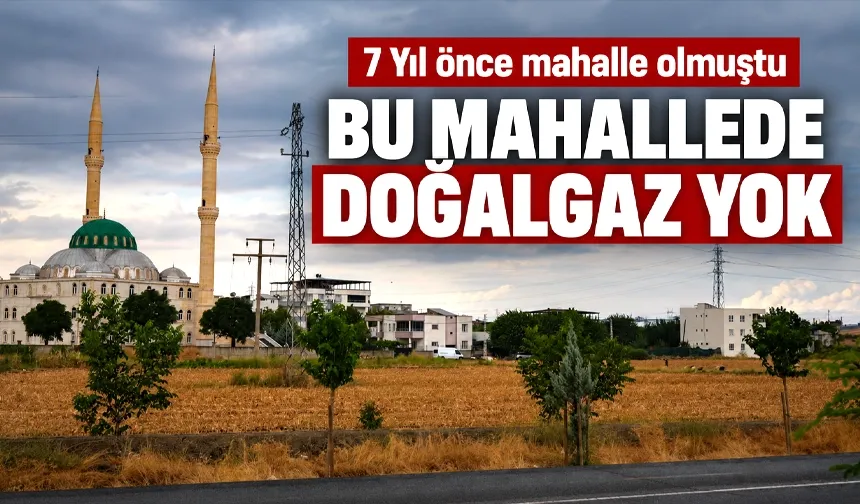 BU MAHALLEDE DOĞALGAZ YOK