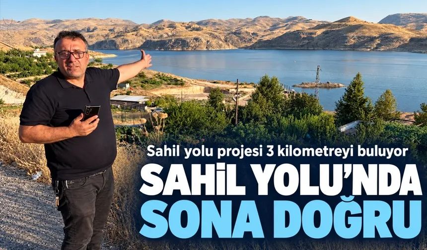 Sahil yolu projesi 3 kilometreyi buluyor