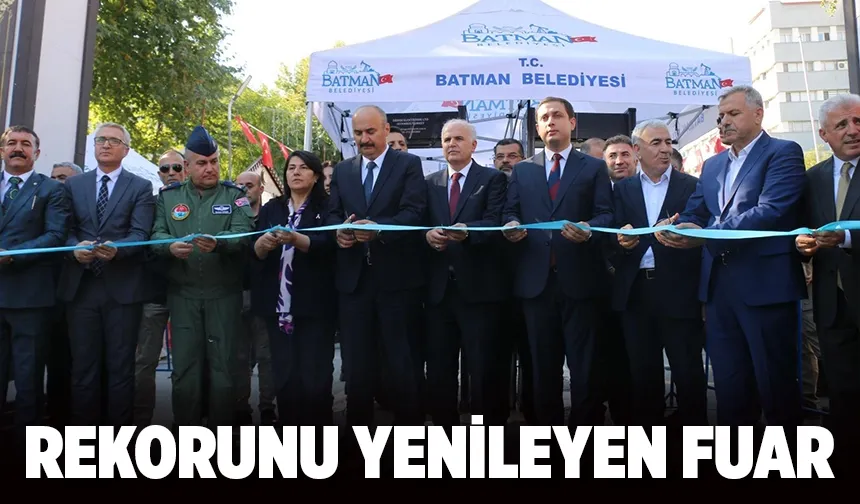 REKORUNU YENİLEYEN FUAR