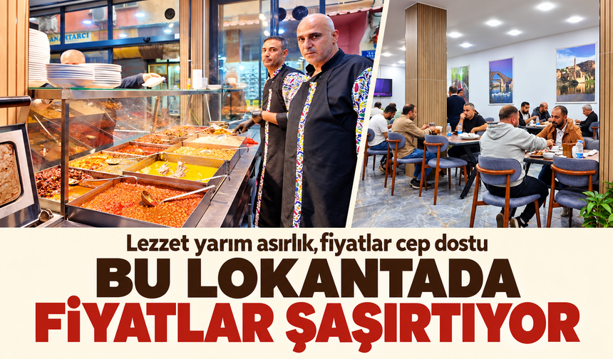 BU LOKANTADA FİYATLAR ŞAŞIRTIYOR