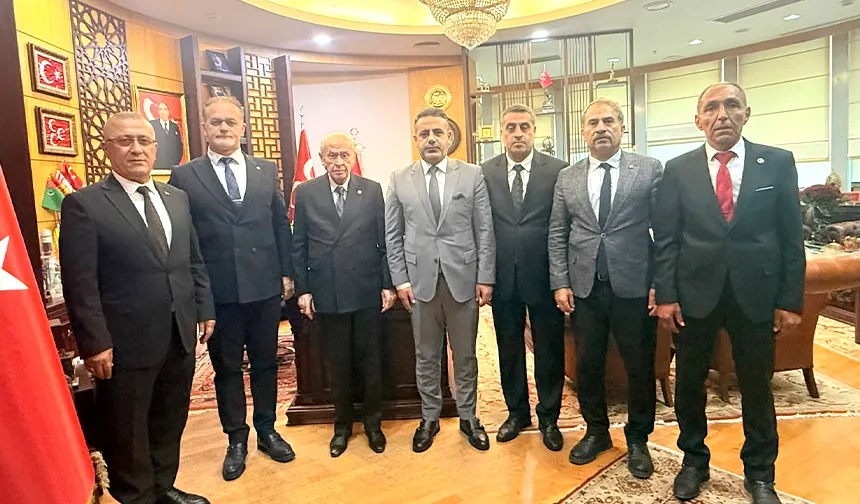 MHP Batman teşkilatından Bahçeli’ye ziyaret