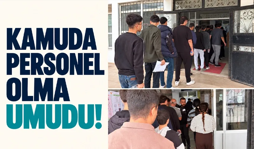 Batman’da 40 bin aday KPSS’de ter döktü…