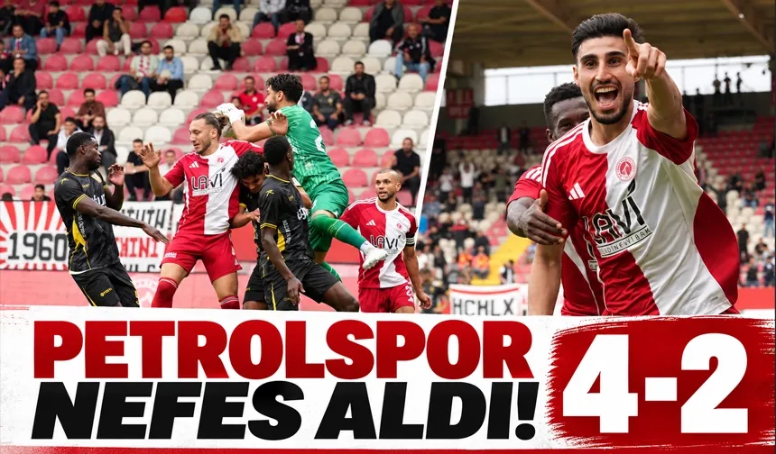 Petrolspor, kötü gidişata son verdi! 4-2