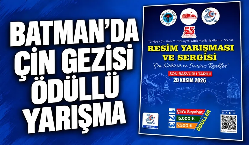 Türkiye ile Çin diplomatik ilişkilerinin 55. Yılı anısına yarışma…