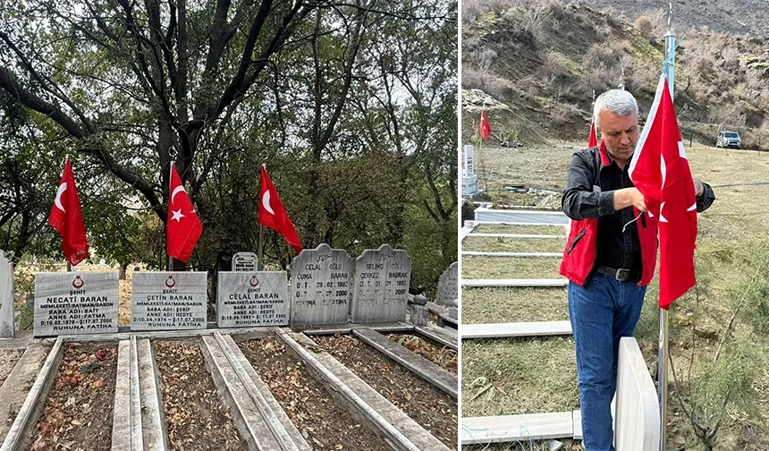 Sason’da şehitlerin hatırasına vefa