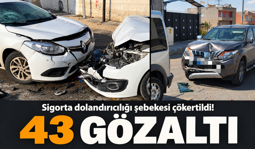 Batman’da sigorta dolandırıcılığı şebekesi çökertildi!
