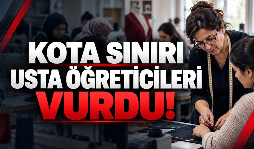 KOTA SINIRI USTA ÖĞRETİCİLERİ VURDU!